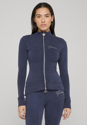 VINTAGE  TIGHT - Zip-up sweatshirt - maritime blue