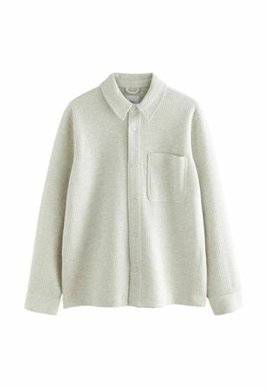 REGULAR FIT - LINEAR TEXTURE POPPER  - Hemd - grey marl