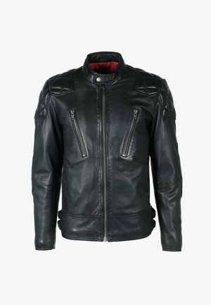 Freaky Nation, OVERFLIGHT - Veste en cuir - black