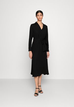ROWELLA LONG SLEEVE DAY DRESS - Vestido camisero - black