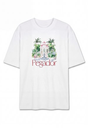 Pegador, KANDAVA HEAVY OVERSIZED TEE - T-shirt con stampa - white