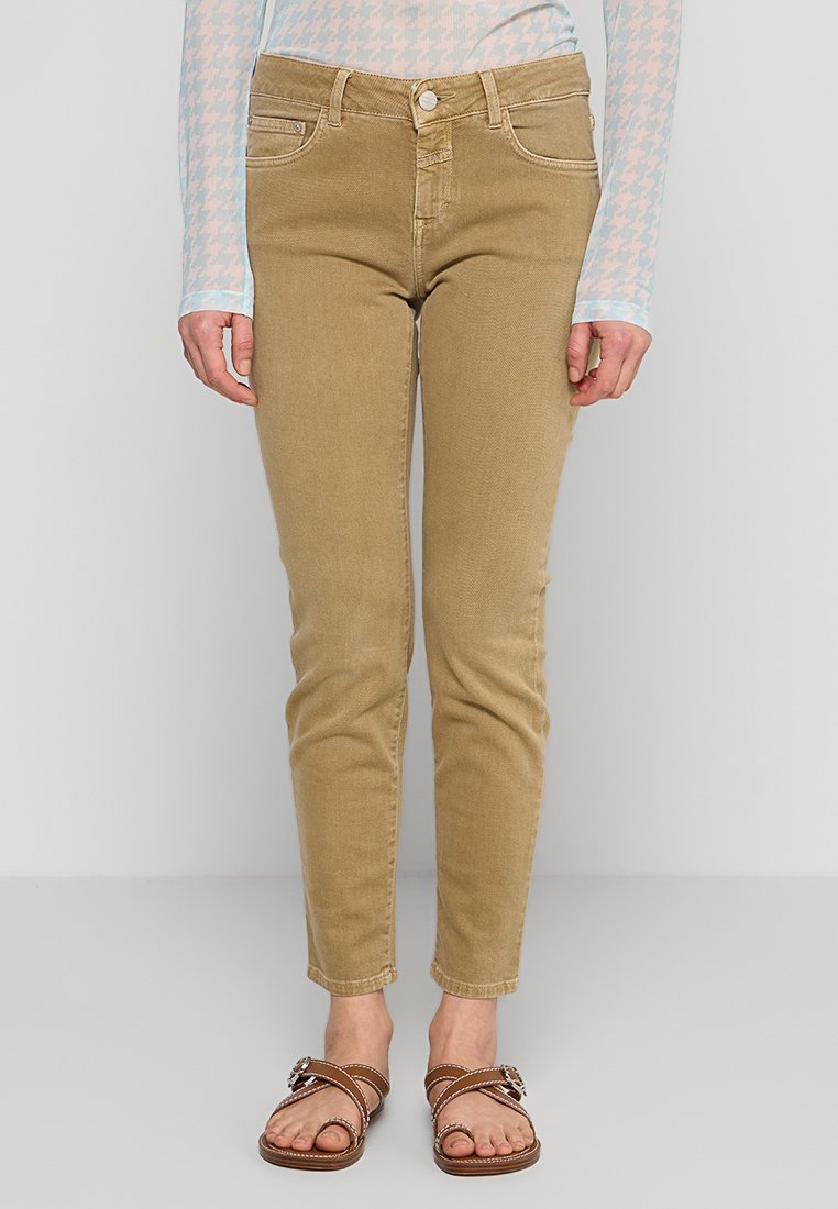 closed Slim fit jeans bruin