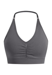 SILVIA SEAMLESS NECKHOLDER BRA SPORTS BH - Sujetadores deportivos con sujeción ligera - anthrazit