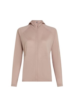 icebreaker, W 150 MERINOFINE ACE LS ZIP HOODIE - Running jacket - pink quartz