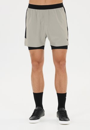 VIRTUS, VIRTUS SHORTS DYLAN V2 - 2-in-1 Shorts - neutral gray