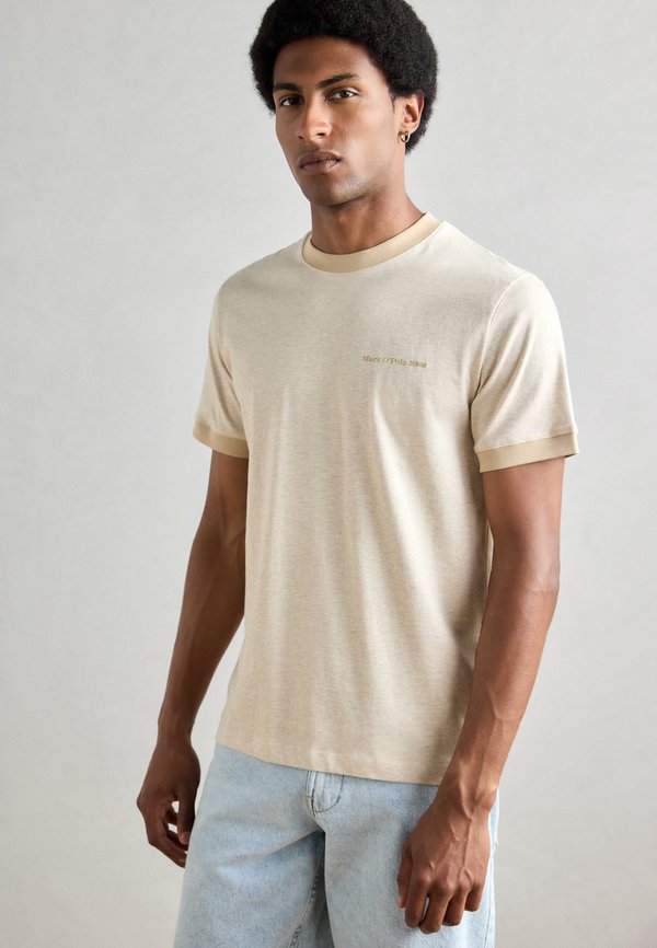 LOGO - Basic T-shirt - medium beige melange