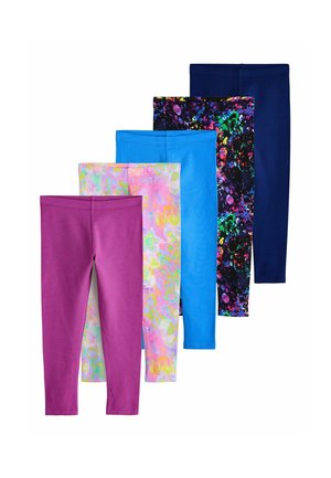 5 PACK   - Leggings - Hosen - purple splat