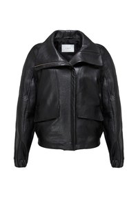 TITIANA - Giacca di pelle - black