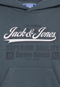 Jack & Jones Junior JJELOGO HOOD 2 PACK - Kapucni - chambray blue/stormy weather