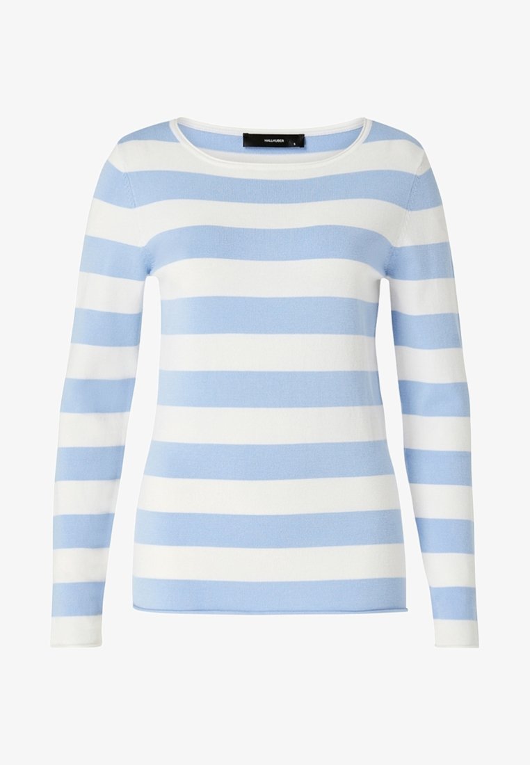 HALLHUBER Strickpullover light blue/hellblau (Pre-owned