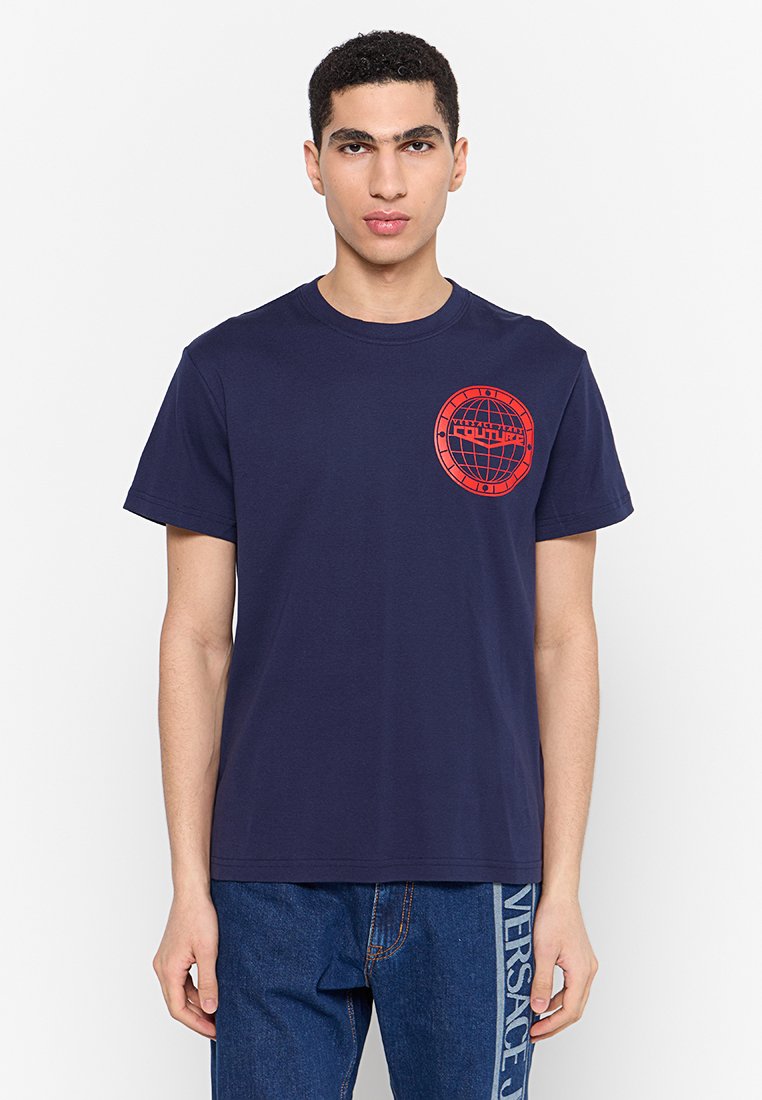 Versace Jeans Couture T-shirt print blauw