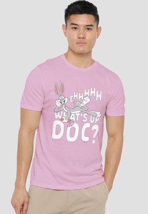 Cotton Soul, LOONEY TUNES WHATS UP - Print T-shirt - pink