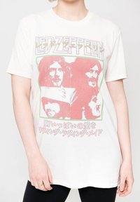 Paradiso Clothing LED ZEPPELIN JAPANESE POSTER - Print T-shirt - white