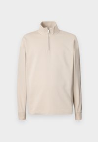 SLHRELAXLUKE HALF ZIP - Sweatshirt - oatmeal