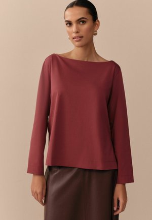 REGULAR FIT - SUPIMA  - Langærmet T-shirt - berry red