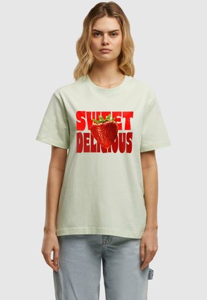SWEET DELICIOUS TEE - T-Shirt print - lightmint