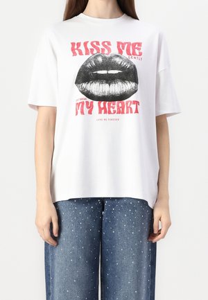 T-shirt imprimé - white