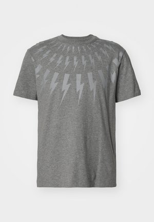 FAIRISLE THUNDERBOLT - Print T-shirt - grey