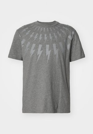 FAIRISLE THUNDERBOLT - T-shirt med print - grey