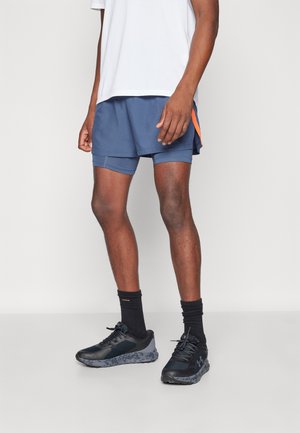 LAUNCH - 2-in-1 shorts - downpour gray/fire