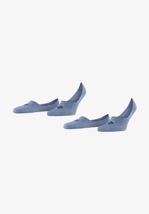 EVERYDAY 2-PACK HIDDEN IN SHOE - Varrettomat sukat - light denim