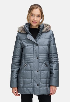 MIT ABNEHMBARER KAPUZE - Vinterfrakke - ashley blue