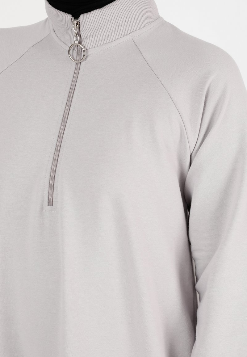 Damen Freizeitkleider | Modanisa Maxikleid grey/grau - AS90331 Damen Freizeitkleider | Modanisa Maxikleid grey/grau - AS90331