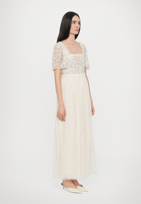 VERSAILLES DITSY BODICE ANKLE GOWN - Occasion wear - cream4