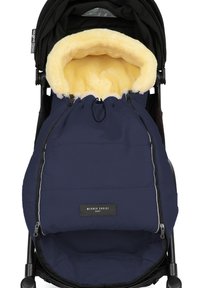 Werner Christ Baby Footmuff - blue melange