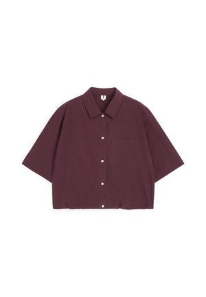 ARKET, Button-down blouse - plum