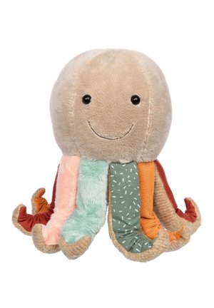 sigikid KRAKE PATCHWORK SWEETY - Cuddly toy - grau mehrfarbig