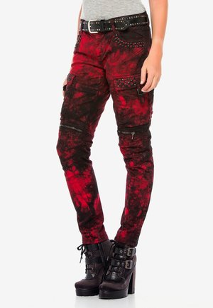 Jeans Straight Leg - red