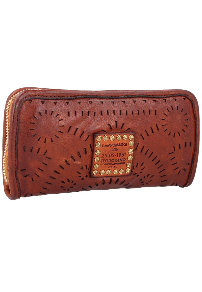 Damen Geldbörsen | Campomaggi Geldbörse cognac - QM48479 Damen Geldbörsen | Campomaggi Geldbörse cognac - QM48479