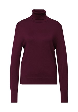 BASIC ROLLKRAGEN  - Pullover - rot