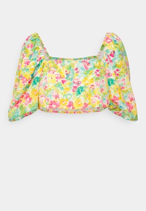 ONLY, ONLTRACY CROPPED - Bluse - fuchsia purple cbo london bloom