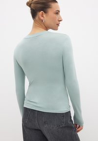 NA-KD ROUND NECK LONG SLEEVE - Ilgarankovis viršutinės dalies drabužis - blue