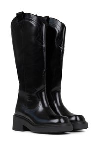 Bronx DAFF - Cizme cowboy/biker - black