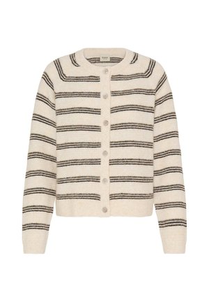 Fransa, FRKENDRA CAR 2 - Gilet - oatmeal stripe
