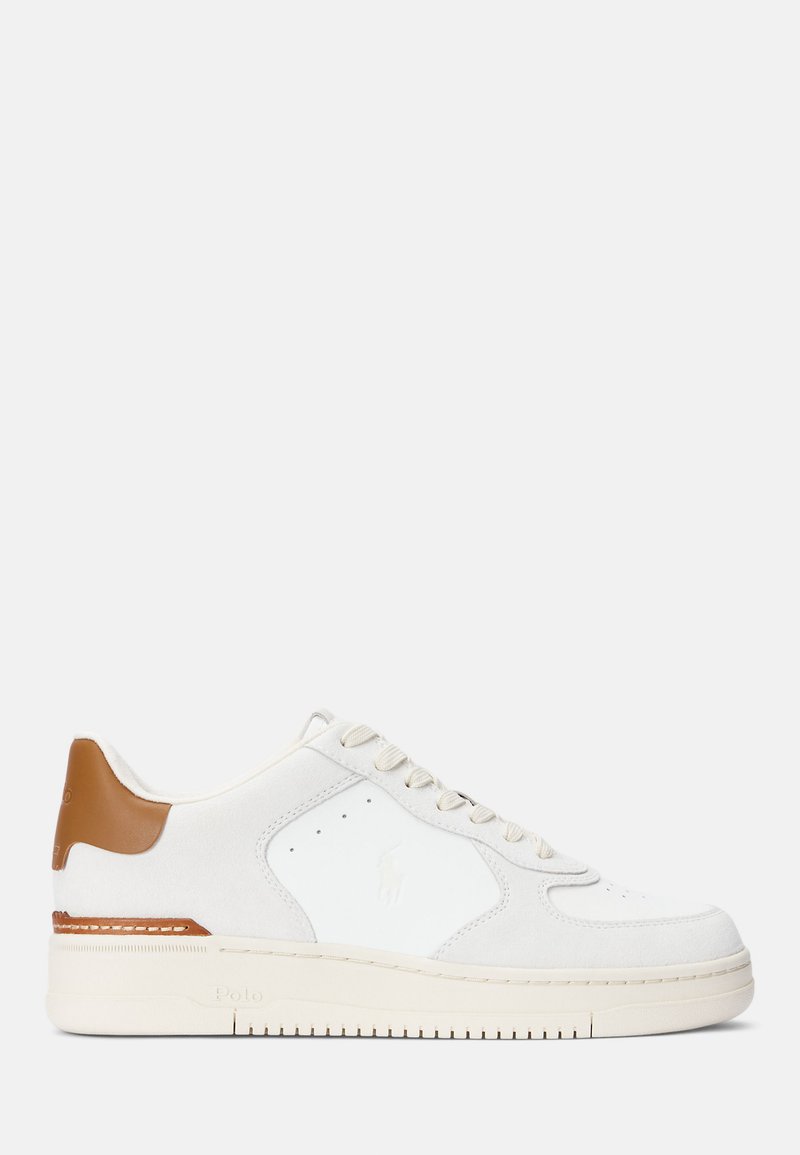 Polo Ralph Lauren MASTERS COURT LEATHER SUEDE SNEAKER UNISEX - Športni copati - bianco/deckwash white