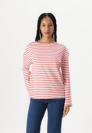 BOAT NECK RELAXED - Top s dlhým rukávom - light red