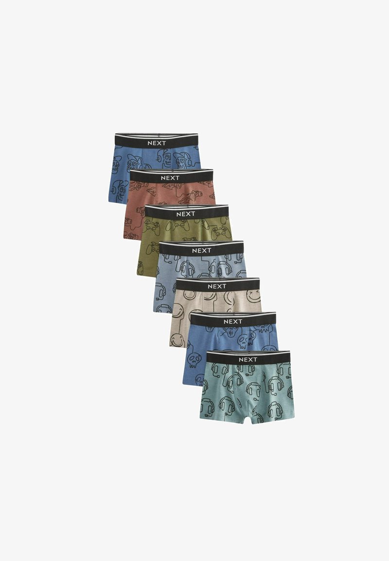 Next TRUNKS 7 PACK REGULAR FIT - Boxershorts - linear gamer