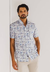 State of Art SHORT SLEEVE - Overhemd - blauw beige