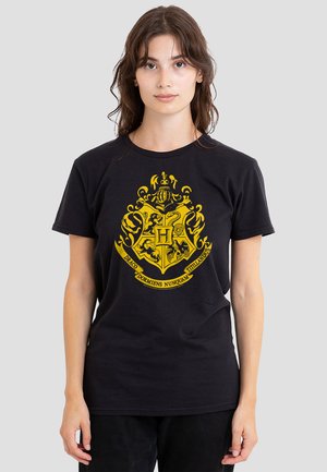 Cotton Soul, HARRY POTTER HOGWARTS CREST - Print T-shirt - black