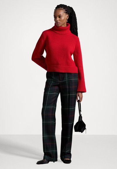 Polo Ralph Lauren WOOL CASHMERE ROLL NECK JUMPER - Striktrøje - fall red