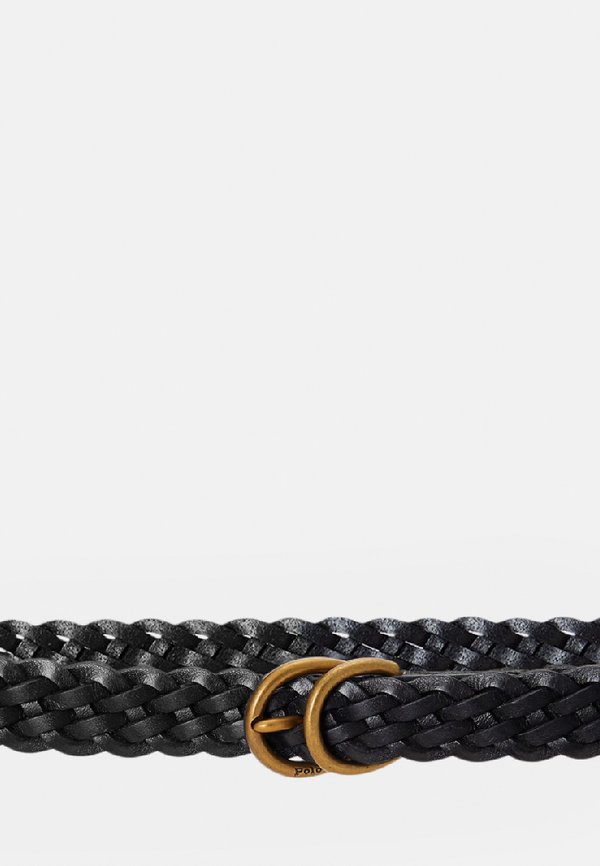 BRAIDED VACHETTA LEATHER SKINNY BELT - Braided belt2