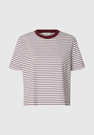 Selected, SLWESSENTIAL - T-shirt imprimé - tawny port