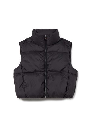 CROP - Waistcoat - black