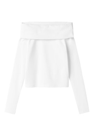 NLFNOVE - Långärmad tröja - bright white
