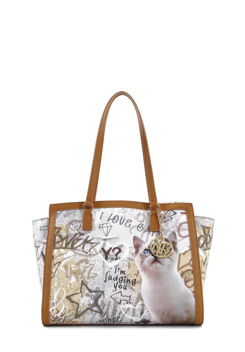 Y Not? CHIC STAMPA DOG CAT - Borsa a mano - cat