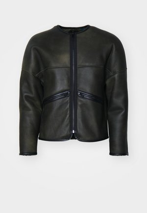 032c BUTTERY JACKET UNISEX - Veste en cuir - black